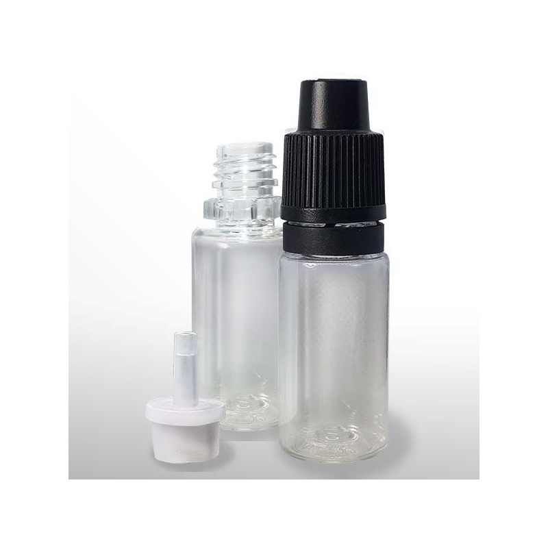 BOTELLA 10ml PLÁSTICO PET TRANSPARENTE